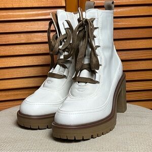 Universal Thread Ivory Ankle Boots